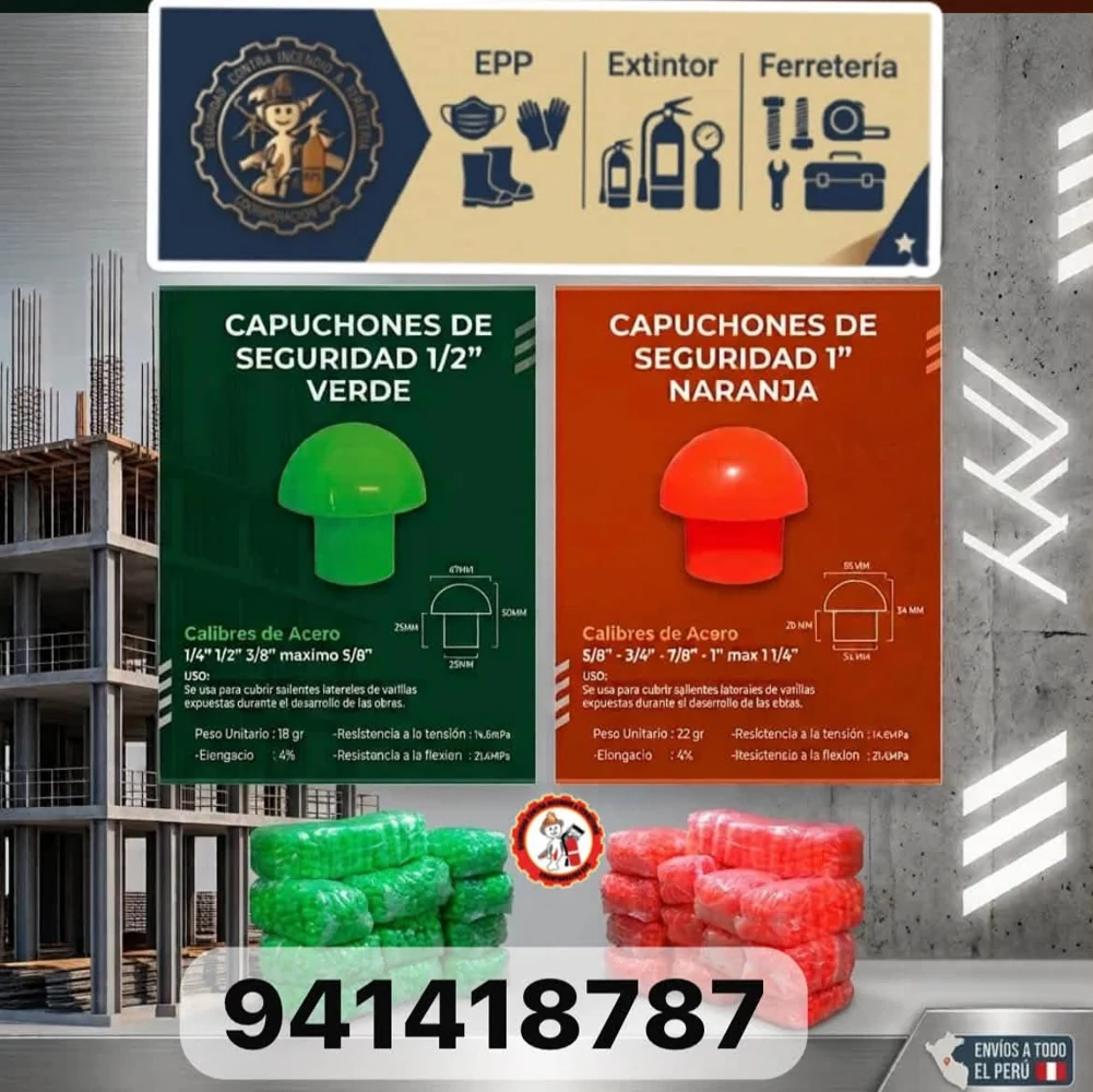 Capuchones de seguridad