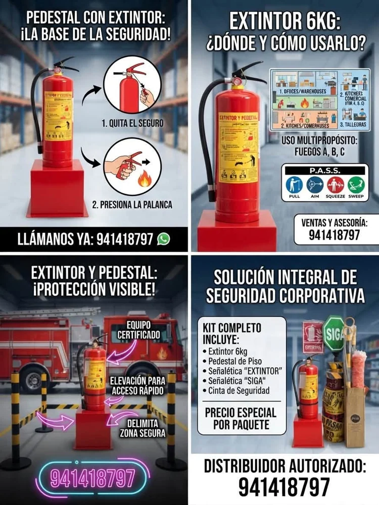 Extintores portátiles