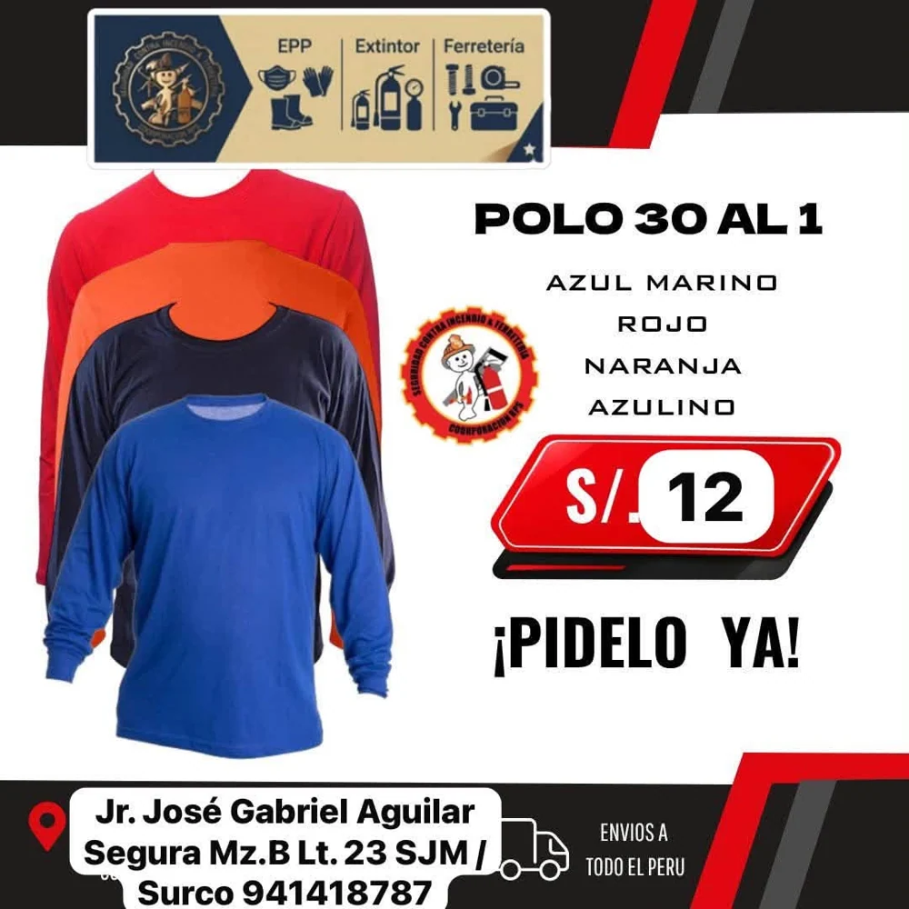 Polos de trabajo — referencia 30 a 1